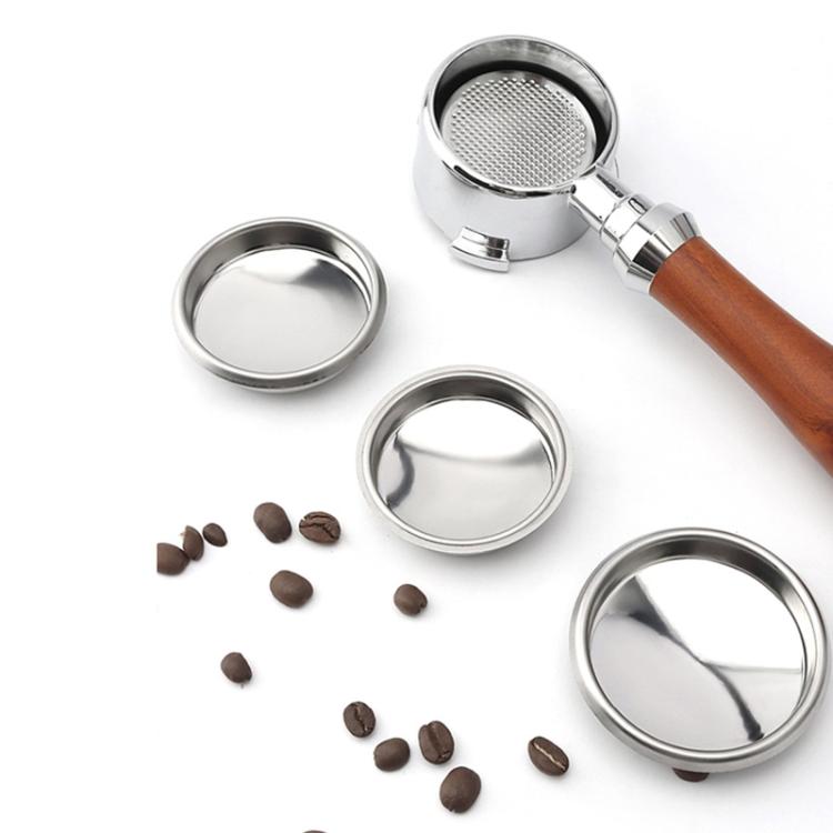 Coffee Machine Stainless Steel Backflush Disc Blind Basket Coffee Maker Backwash Cleaning Blind Bowl, 58mm, 54mm, 51mm