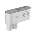 Mengni Bathroom Toothbrush Holder With Dual Toothpaste Dispenser Mouthwash Cup Set, 2 Cups, 3 Cups, 4 Cups, 5 Cups