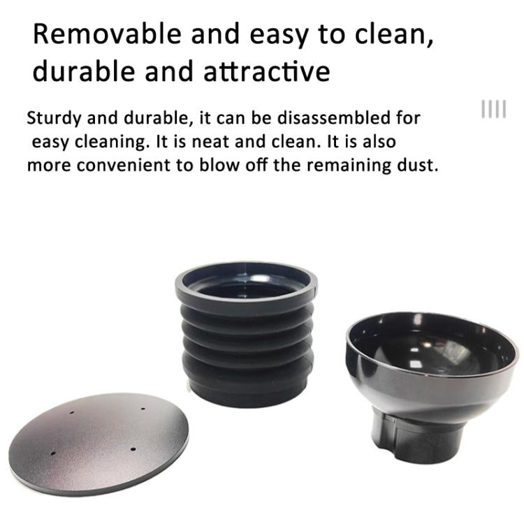 For Eureka Mignon Bean Hopper Air Blower Compatible with Manuale, Silenzio, Specialita, Perfetto, Metal Lid Black, Wood Lid Black, Metal Lid White, Wood Lid White