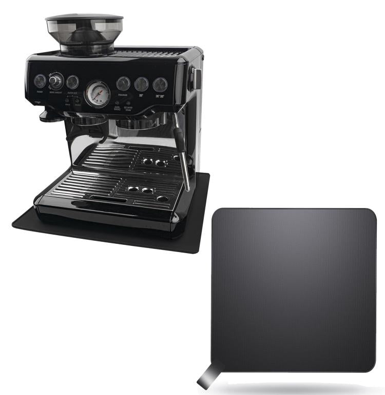 Coffee Machine Sliding Pad Absorbent Easy-Clean Design for Ninja, Breville Sage Small Espresso Machines