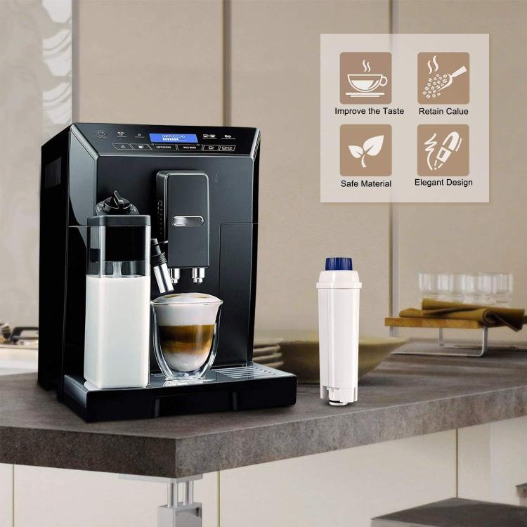 DLSC002 Coffee Machine Replacement Filter Cartridge For Delonghi ECAM / EC680 / ETAM / EC800 Series
