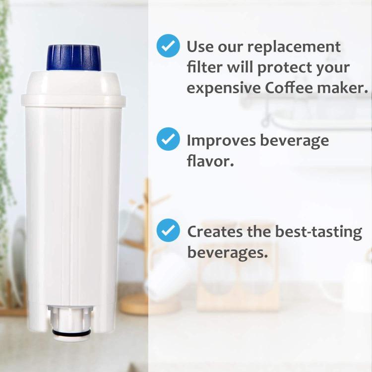 DLSC002 Coffee Machine Replacement Filter Cartridge For Delonghi ECAM / EC680 / ETAM / EC800 Series