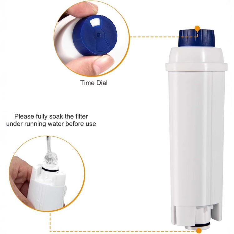 DLSC002 Coffee Machine Replacement Filter Cartridge For Delonghi ECAM / EC680 / ETAM / EC800 Series