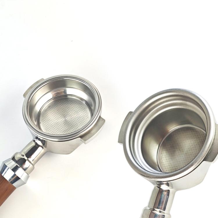 58mm 4-Cup Stainless Steel Portafilter Basket Replacement Coffee Handle Filter for Espresso Machines