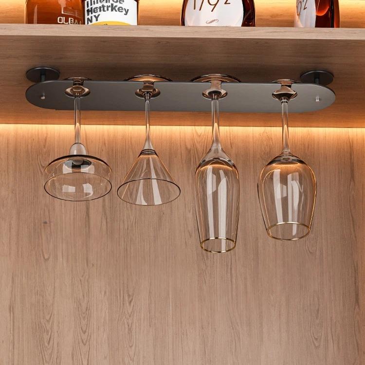 Under Cabinet Wine Glass Holder Hanging Rack for Stemware & Champagne Glasses, 2pcs /Pack 2-cup, 3pcs /Pack 2-cup, 1pc 3-cup, 2pcs 3-cup, 3pcs 3-cup, 1pc 4-cup, 2pcs 4-cup, 3pcs 4-cup
