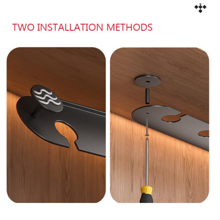Under Cabinet Wine Glass Holder Hanging Rack for Stemware & Champagne Glasses, 2pcs /Pack 2-cup, 3pcs /Pack 2-cup, 1pc 3-cup, 2pcs 3-cup, 3pcs 3-cup, 1pc 4-cup, 2pcs 4-cup, 3pcs 4-cup