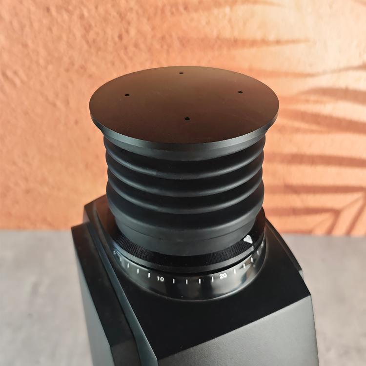 For Baratza Encore Coffee Grinder Blowing Bean Hopper For Grounds Cleaning, Aluminum Lid, Wooden Lid