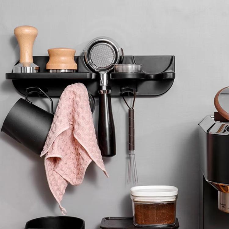All in One Coffee Tools Wall Mount Holder Coffee Bar Organizer Portafilter Tamper Station, 51mm, 54mm, 58mm