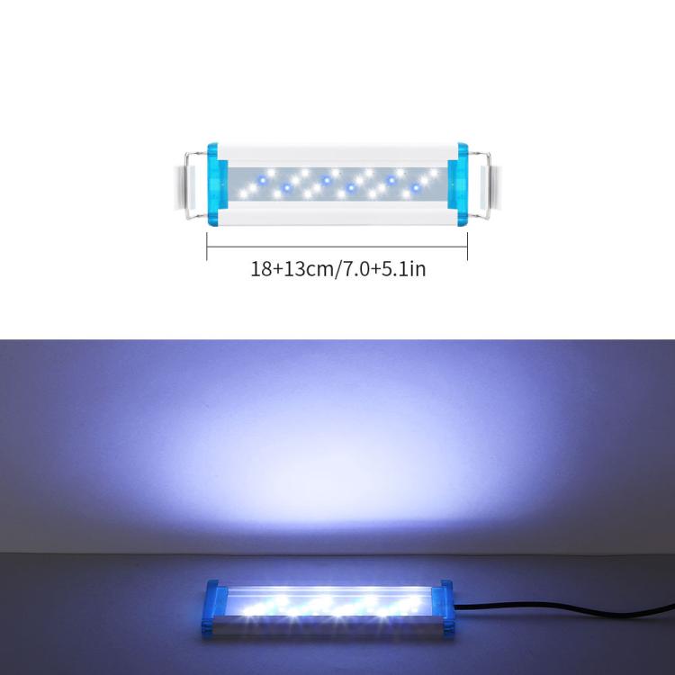 Ultra-Thin Aquarium LED Light With 4 Rows Of 5730 LEDs, 18cm Blue+White Light, 28cm Blue+White Light, 38cm Blue+White Light, 48cm Blue+White Light, 58cm Blue+White Light, 18cm White Light, 28cm White Light, 38cm White Light, 48cm White Light           ...