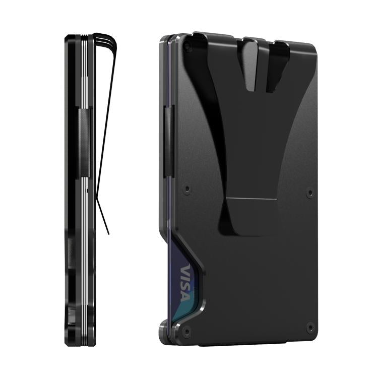 Find My Enabled Metal Wallet Built-in Tracker Chip & RFID Blocking  Anti-Loss Aluminum Card Holder with Sound Alert