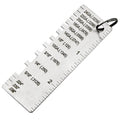 Stainless Steel Thickness Gauge For Weld Inspection, 0.0239-0.035 inch