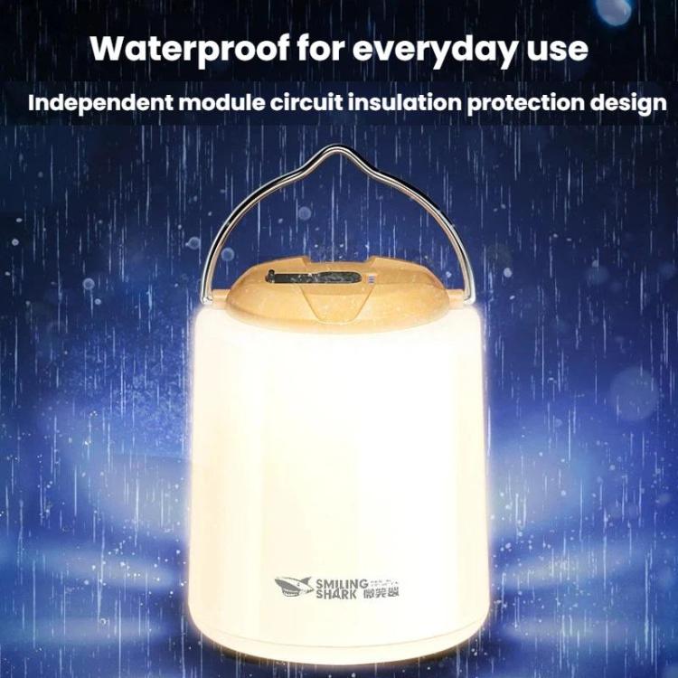 SMILING SHARK LY-8223 Outdoor Portable Camping Light Emergency Lamp For Night Market Stall & Home, 1200mAh, 2400mAh