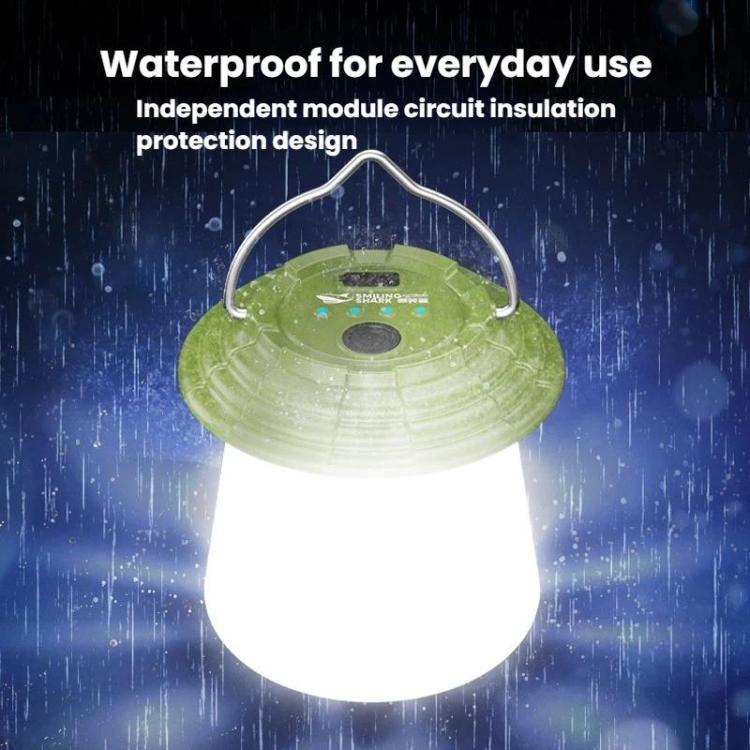 SMILING SHARK LY-8339 Outdoor Rechargeable Camping Light Hanging Lamp For Stall Night Market Emergency