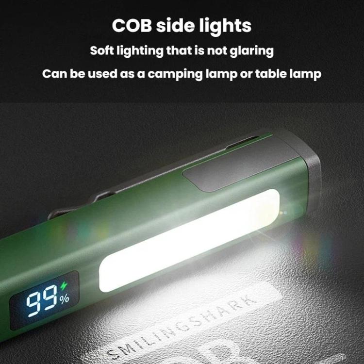 SMILING SHARK GZ-5112 Multi-Functional Outdoor Rechargeable Work Light Portable Magnetic Flashlight, GZ-5112