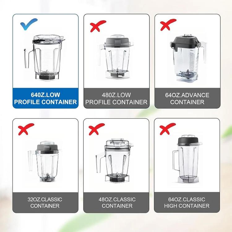 105733 Replacement Blade Assembly For Vitamix 64 Oz Container Compatible With A2300, A3500, 7500 Series Blenders