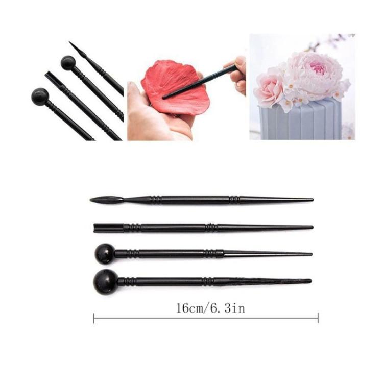 Pottery Tools Stone Clay Sculpting Knife Silicone Dotting Pen Nanatsuhon Detail Needles Scraper, 57pcs