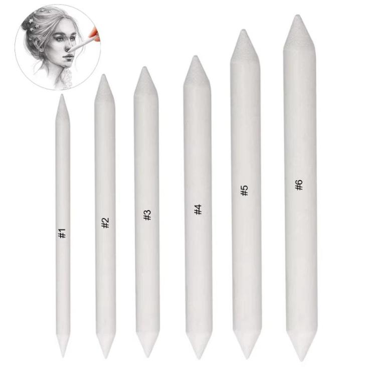 Sketching Drawing Tools Tipped Paper Blenders Kneaded Erasers Extenders DIY Graffiti Supplies, 33pcs