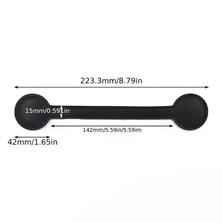Multi-purpose Leather Magnetic Hat Clip Round Storage Leather Holder