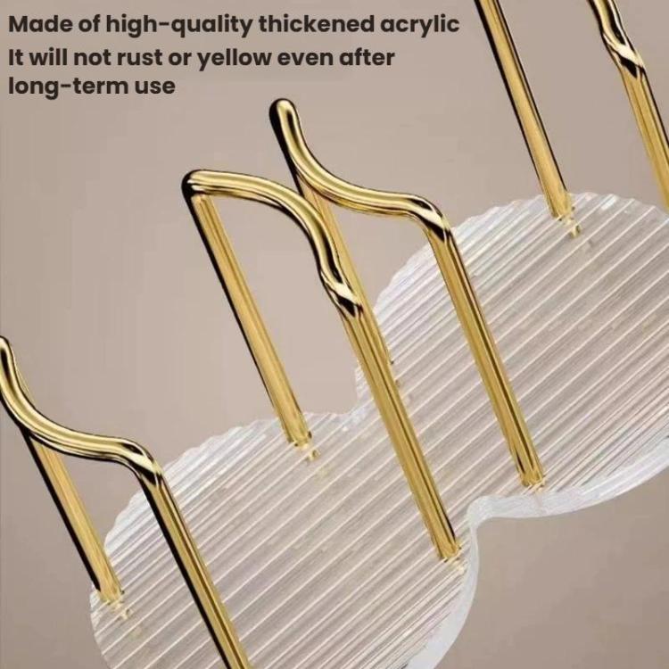 Acrylic Paper Cup Holder Single-Use Cup Dispenser, Single Cup Gold, Dual-Cup Gold, Single Cup Silver, Dual-Cup Silver