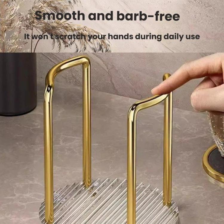 Acrylic Paper Cup Holder Single-Use Cup Dispenser, Single Cup Gold, Dual-Cup Gold, Single Cup Silver, Dual-Cup Silver