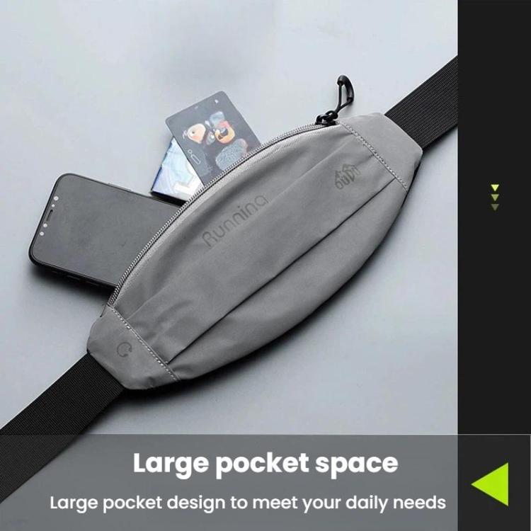 OUDU Reflective Waterproof Waist Pack For Men Women Outdoor Sports Portable Phone Bag