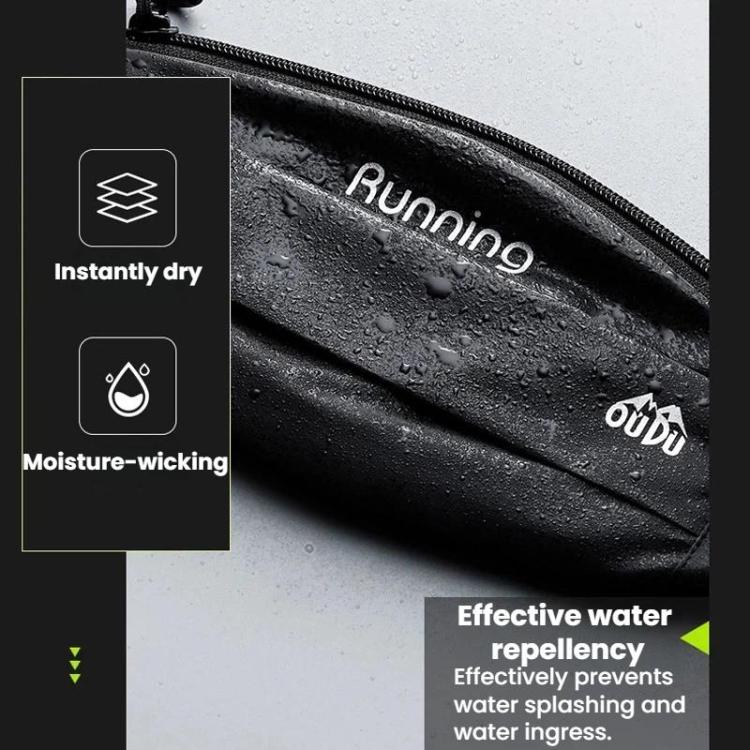 OUDU Reflective Waterproof Waist Pack For Men Women Outdoor Sports Portable Phone Bag