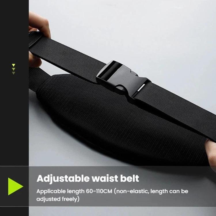OUDU Reflective Waterproof Waist Pack For Men Women Outdoor Sports Portable Phone Bag