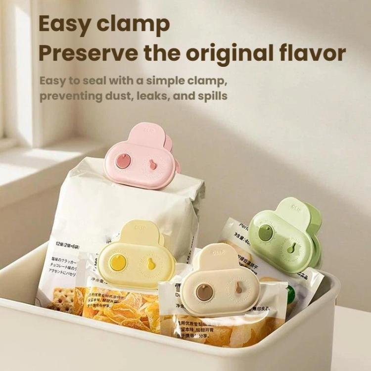 Refrigerator Sealing Clips With Date Mark Ring Food Magnetic Sealing Pads, 5pcs /Pack