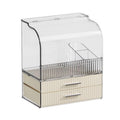 Cosmetic Storage Box With Lid Large Capacity Drawer-Type Desktop Organizer