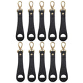 10pcs Leather Hat Clip Luggage Hook Minimalist Hat Anti-Loss Clip