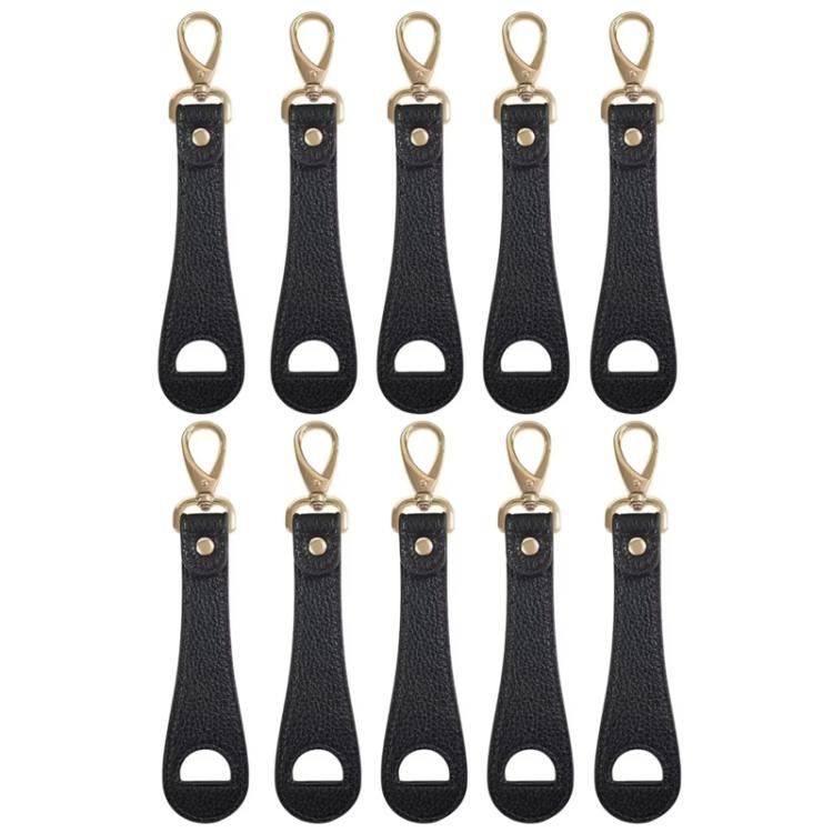 10pcs Leather Hat Clip Luggage Hook Minimalist Hat Anti-Loss Clip