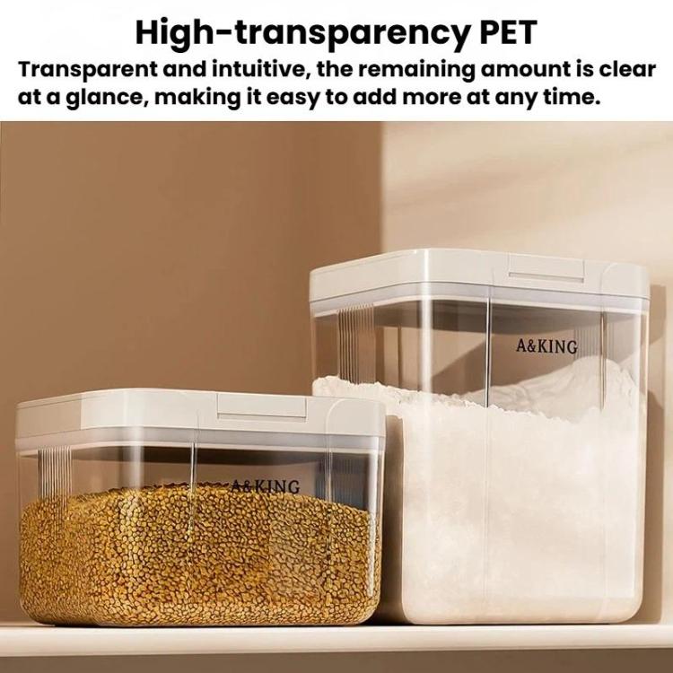 Press Flip Lid Rice Bucket For Home Kitchen Insect-Proof & Moisture-Proof Cereal Storage Container, 2.9L, 5L, 10L, 15L