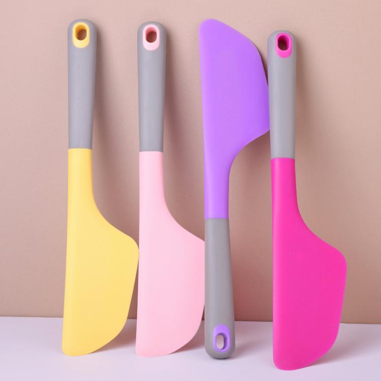 Thickened Heat-Resistant Silicone Spatula Large Baking Spreader for Butter, Cream, and Jam with Hook Hole Design