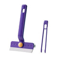 Multifunctional Rotatable Gap Cleaning Brush Glass Scraper For Bathroom Window Floor