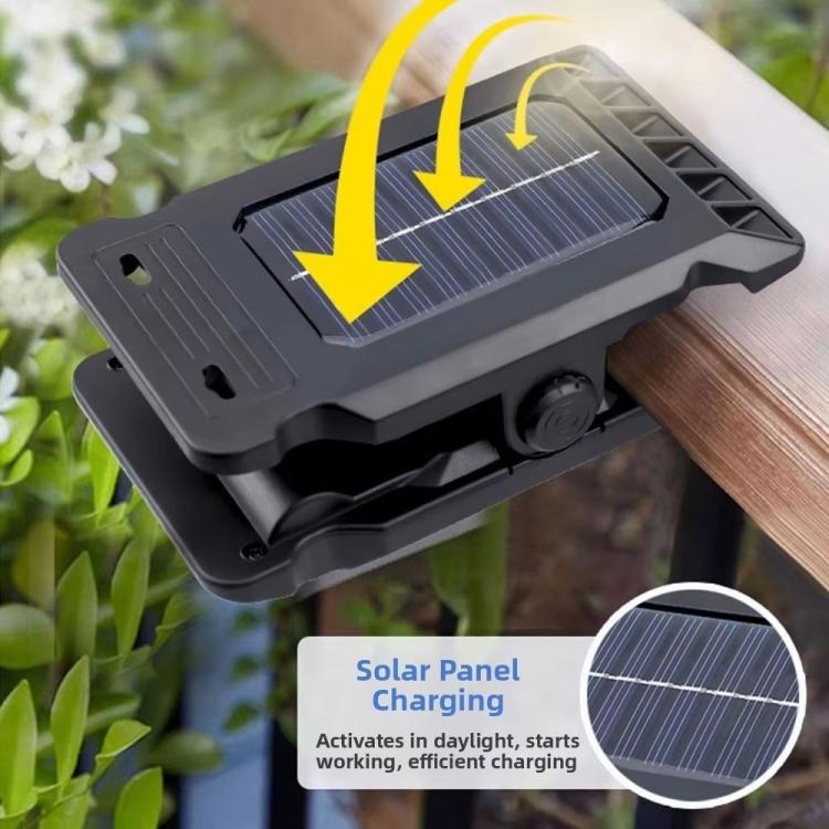 Solar Clip-On Light Outdoor Motion-Sensor Garden Light, 6 Cells 24LEDs, 1 Cell 24LEDs, 6 Cells 24COB, 1 Cell 24COB
