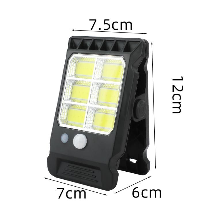 Solar Clip-On Light Outdoor Motion-Sensor Garden Light, 6 Cells 24LEDs, 1 Cell 24LEDs, 6 Cells 24COB, 1 Cell 24COB