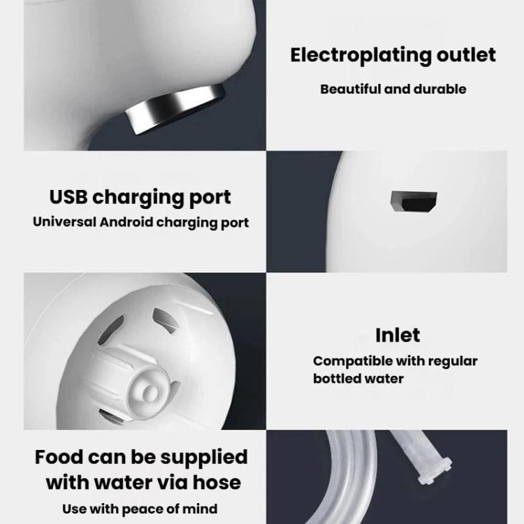 Automatic Water Bottle Pump With Indicator Light USB Charging Water Dispenser For Home & Office