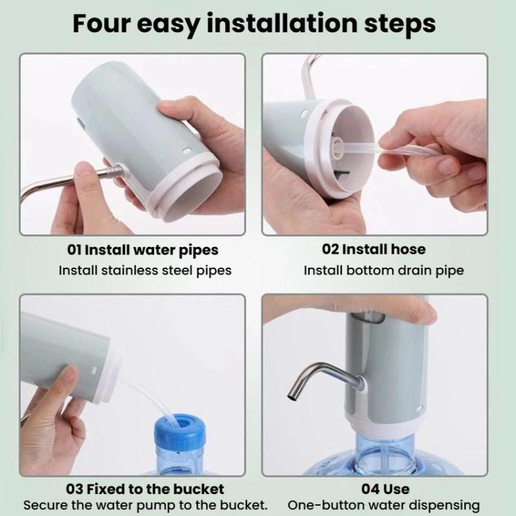 Smart Quantitative Water Dispenser For Bottled Water Rechargeable Automatic Water Pump
