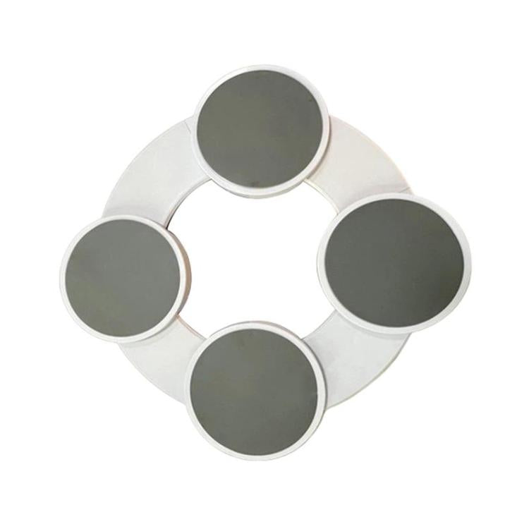 Dining Table Rotatable Serving Tray Portable Rotating Dinner Plate For Gathering, 8 Plates, 6 Plates, 4 Plates, 2 Plates + 2 Boards