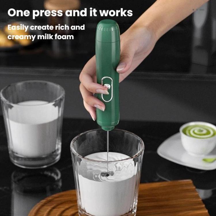 KJBQ-4 Handheld Electric Milk Frother Wireless Battery-Powered Egg Whisk For Home
