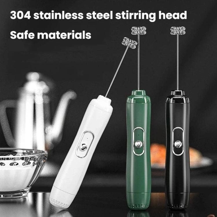 KJBQ-4 Handheld Electric Milk Frother Wireless Battery-Powered Egg Whisk For Home