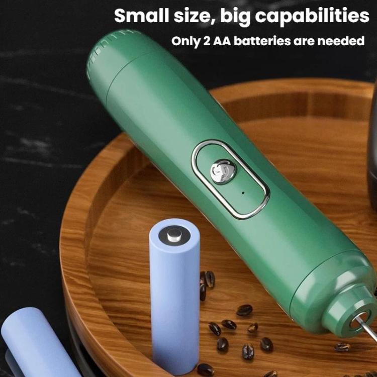KJBQ-4 Handheld Electric Milk Frother Wireless Battery-Powered Egg Whisk For Home