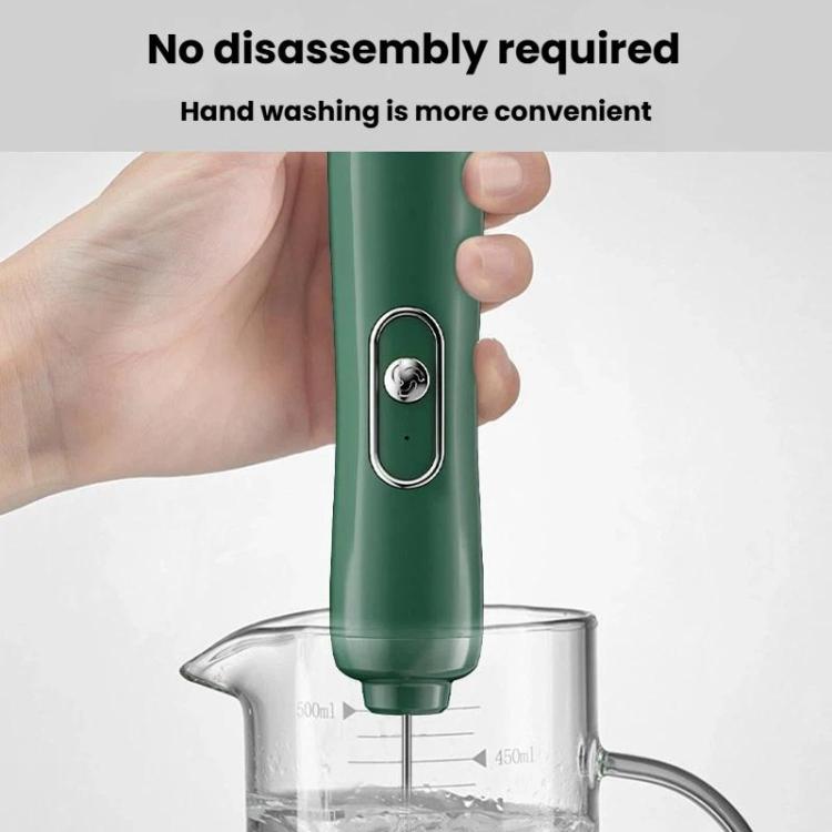 KJBQ-4 Handheld Electric Milk Frother Wireless Battery-Powered Egg Whisk For Home