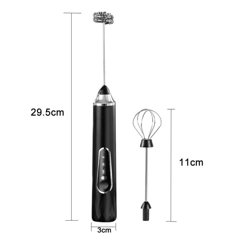Electric Milk Frother & Coffee Foamer Home Use Handheld Wireless Mini Egg Whisk, Dual-Head White, Dual-Head Black, Dual-Head With Box White, Dual-Head With Box Black, Three-Head With Ear Hook Bracket White, Three-Head With Ear Hook Bracket Black       ...