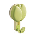 Flower Suction Cup Towel Rack No-Drill Wall Mount For Kitchen & Bathroom