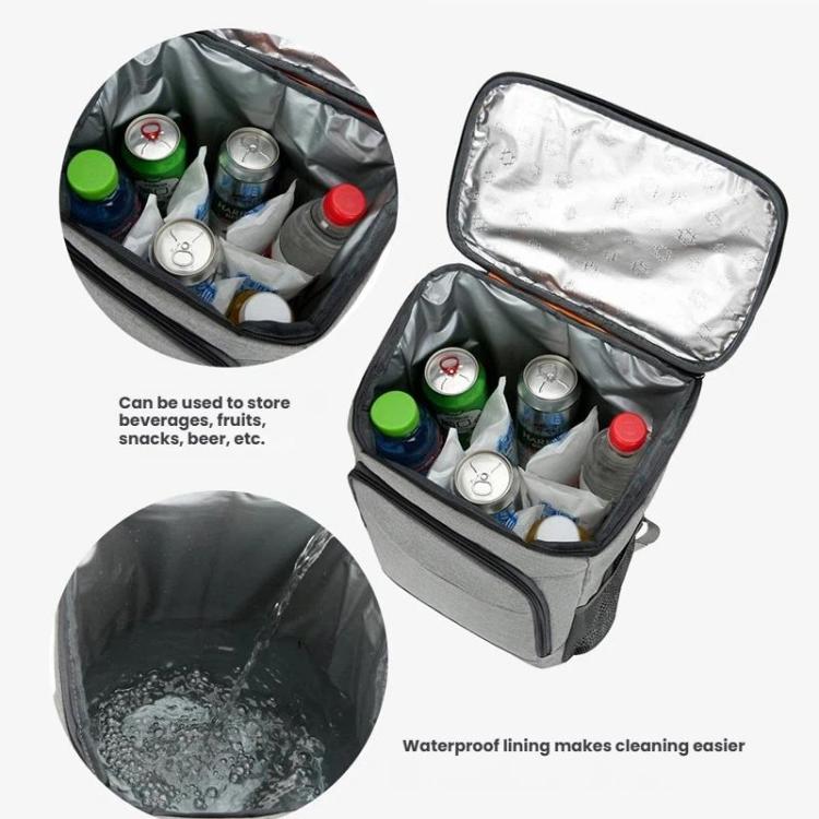 Vanaheimr Outdoor Insulated Backpack Large Capacity Leak-Proof Thermal Bag for Camping & Picnic