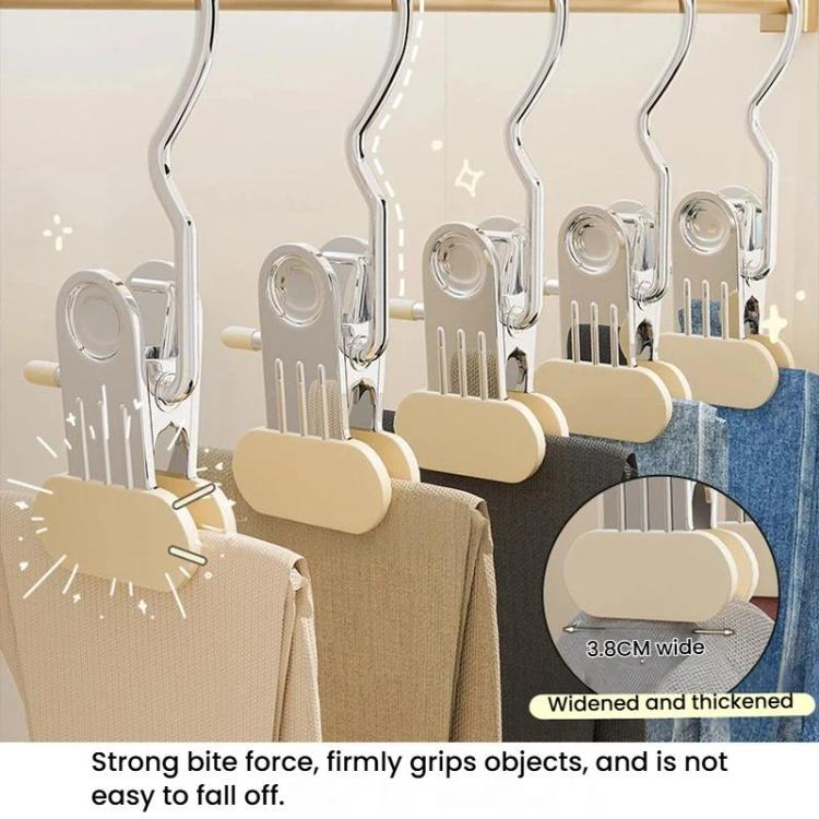 3sets/15pcs Multifunctional Portable Anti-Slip Cap Clip With Hook Non-Marked Storage Clip For Hats, Socks & Skirts