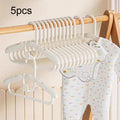 5pcs Kids Retractable Anti?Slip Hanger Stackable Non?Mark Clothes Hanger