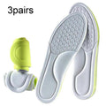 3pairs Odor-Resistant Breathable Ultra-Soft Sports Insoles, 35-36, 37-38, 39-40, 41-42, 43-44, 45-46