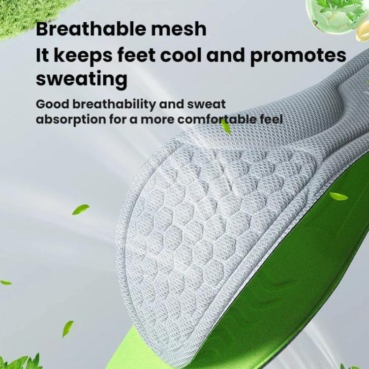 3pairs Odor-Resistant Breathable Ultra-Soft Sports Insoles, 35-36, 37-38, 39-40, 41-42, 43-44, 45-46